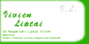 vivien liptai business card